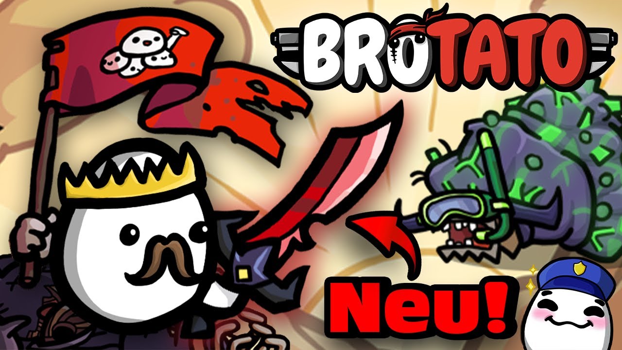 NEUE WAFFE ESKALIERT! Jeden Boss oneshotten in Brotato bockt richtig!