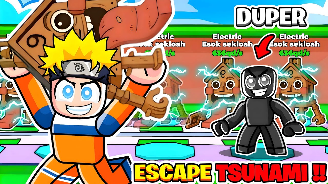 I CAUGHT THE BIGGEST DUPER IN ESCAPE TSUNAMI FOR BRAINROT… 636QD/SEC 😳
