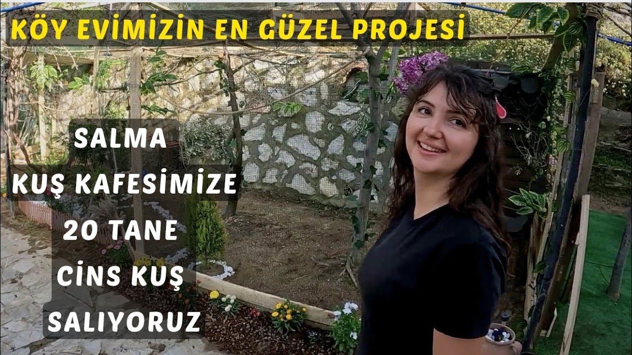 KÖY EVİMİZİN EN GÜZEL PROJESİNDE SONA GELDİK | DEV SALMA KAFESİMİZE 20 TANE KUŞ SALIYORUZ