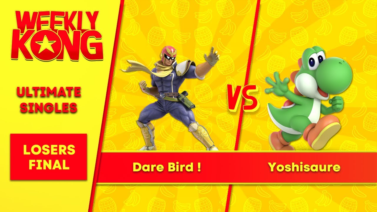 KONG#8 - Losers Final - Dare Bird ! (Captain Falcon) VS Yoshisaure (Yoshi)