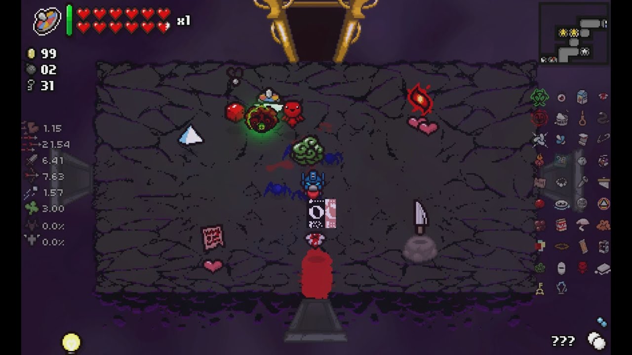 Isaac Skilled build: Trisagion - Angelic Prism - Soy Milk - Pupula Duplex