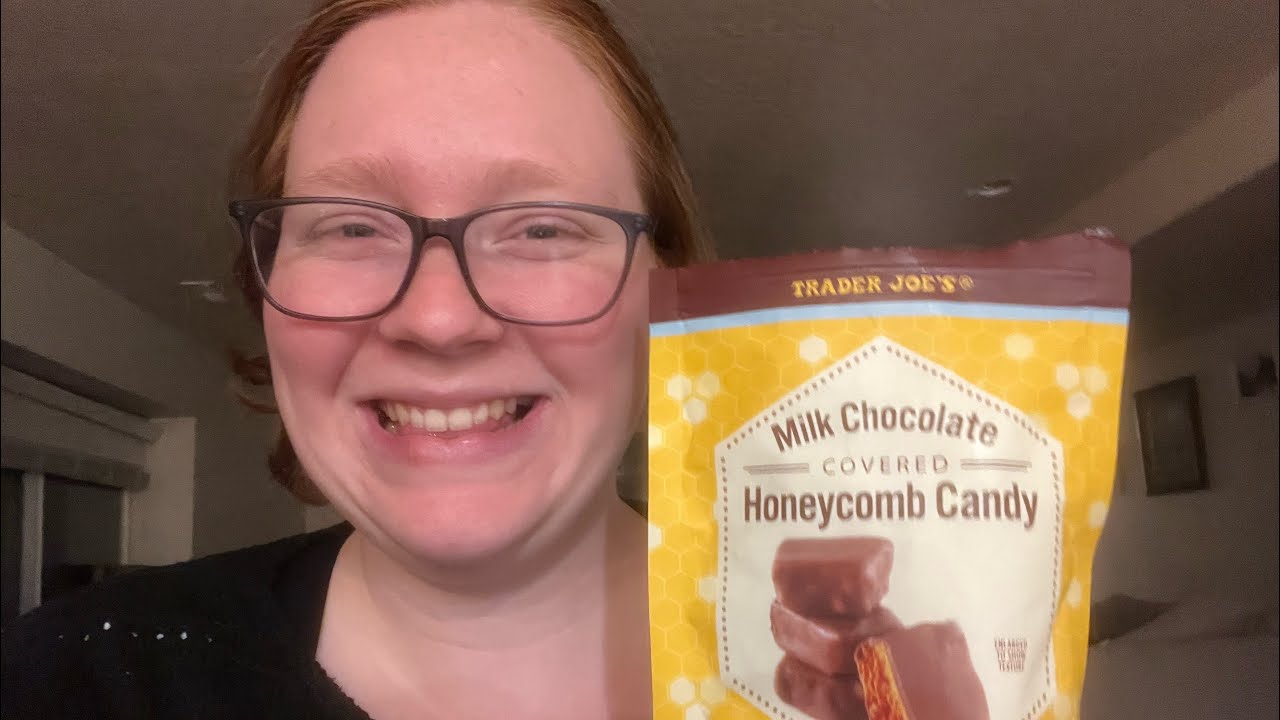 ASMR: Eating Chocolate Covered Honeycomb 🍯, Crunchy sounds