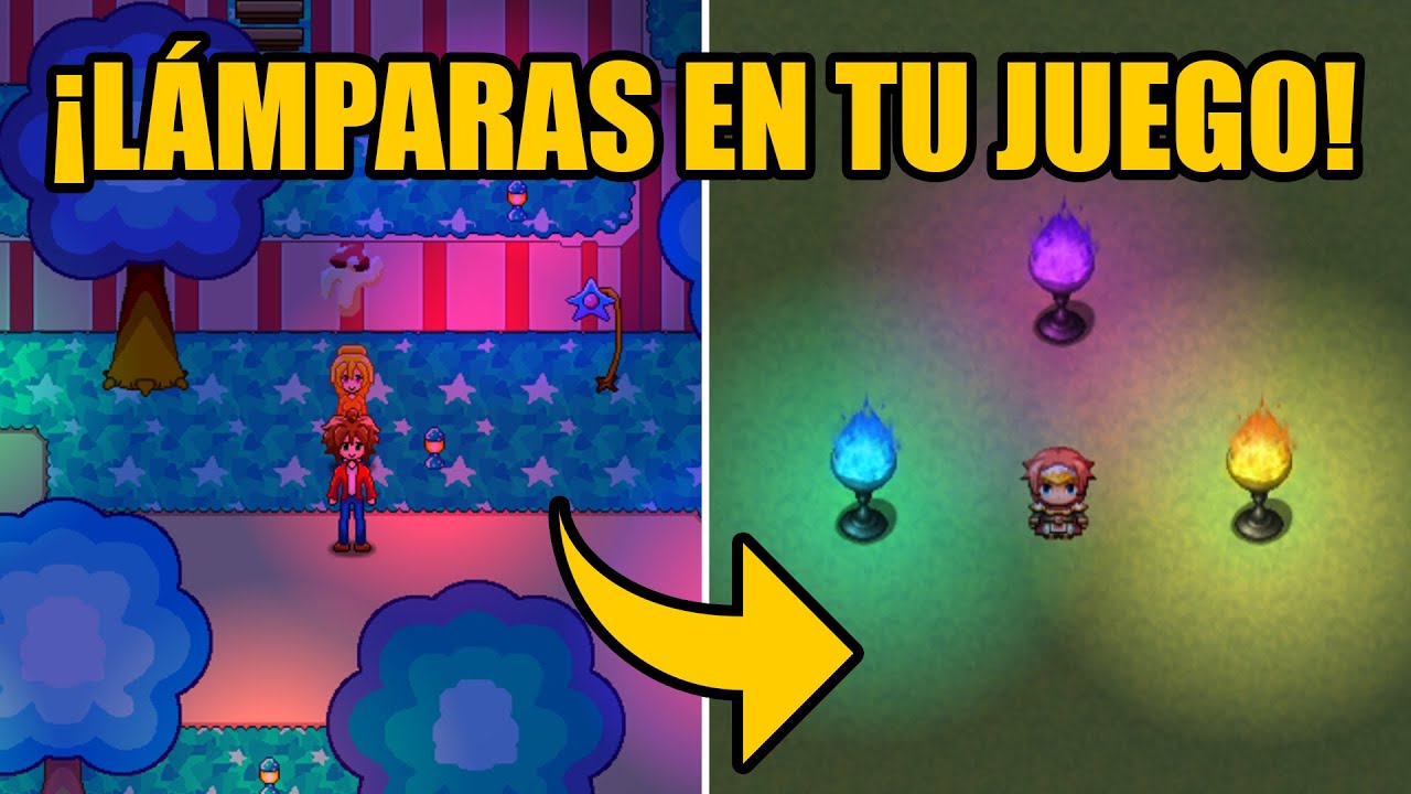 Cómo añadí LÁMPARAS a MI JUEGO (Y cómo tú también puedes hacerlo) | RPG Maker MV #gamedev #rpgmaker