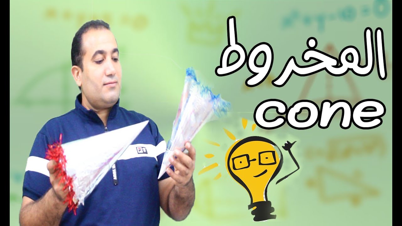 المخروط  - افراد مساحات وحجوم - هندسة فراغية الصف الثانى الثانوى