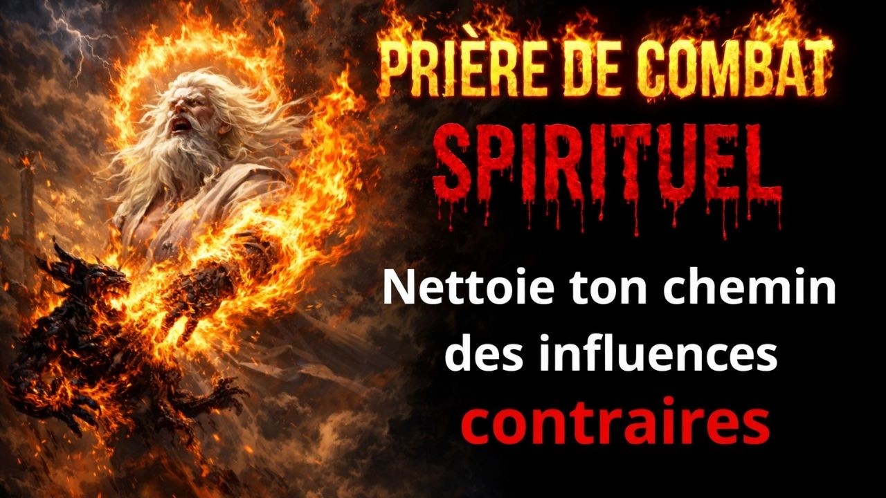 🔴 Prière de combat pour BRISER toute MALÉDICTION,Nettoie ton chemin des influences contraires🔥