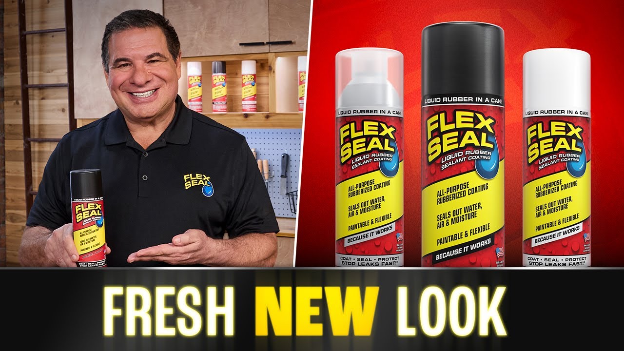 Flex Seal Spray — новый свежий вид, та же легендарная герметизация!