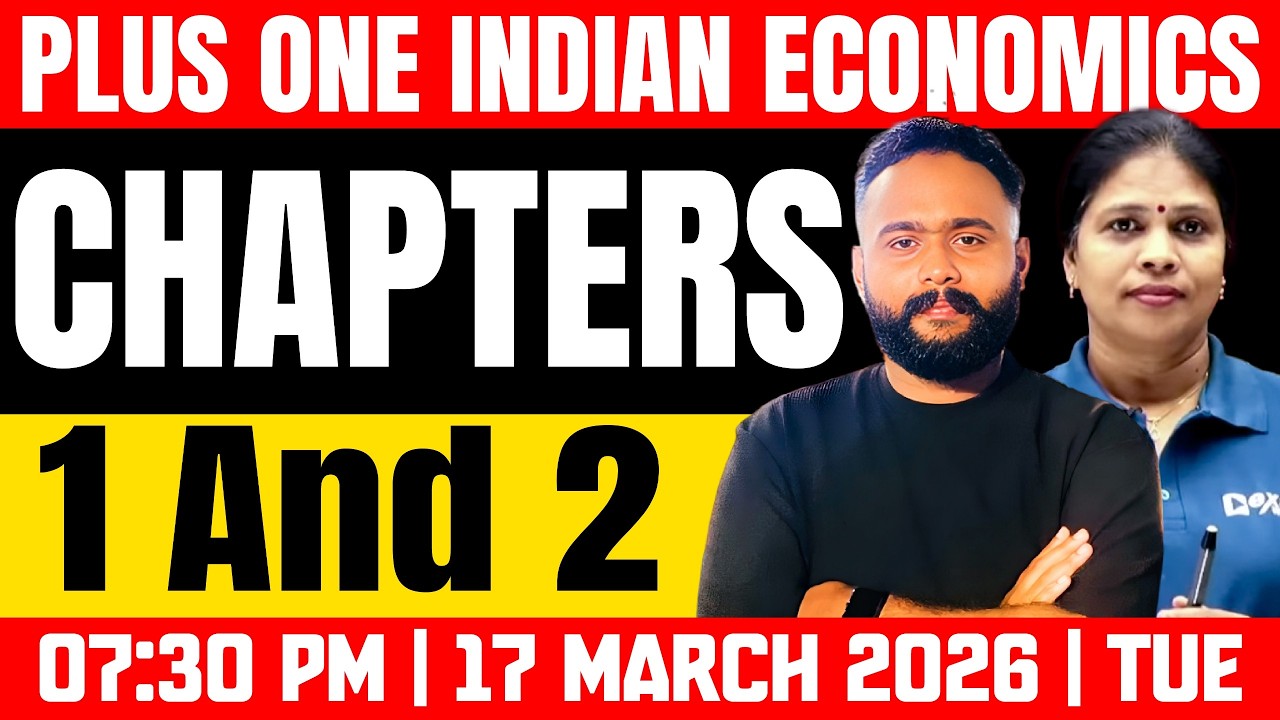 Plus One Economics | Complete Chapters 1 & 2 | Exam Winner