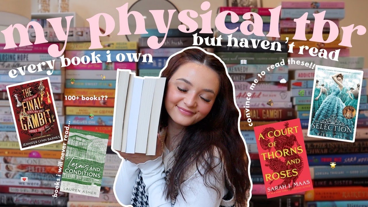 every book i own but haven’t read YET… 📖✨*my physical tbr*