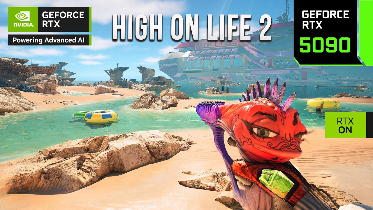 High On Life 2 RTX 5090 | 4K DLSS Very High Settings
