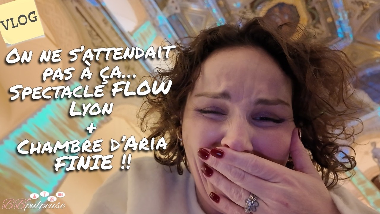 [. VLOG .] On ne s’attendait pas à ça… 😍 | Spectacle FLOW Lyon + Chambre d’Aria FINIE ❤️