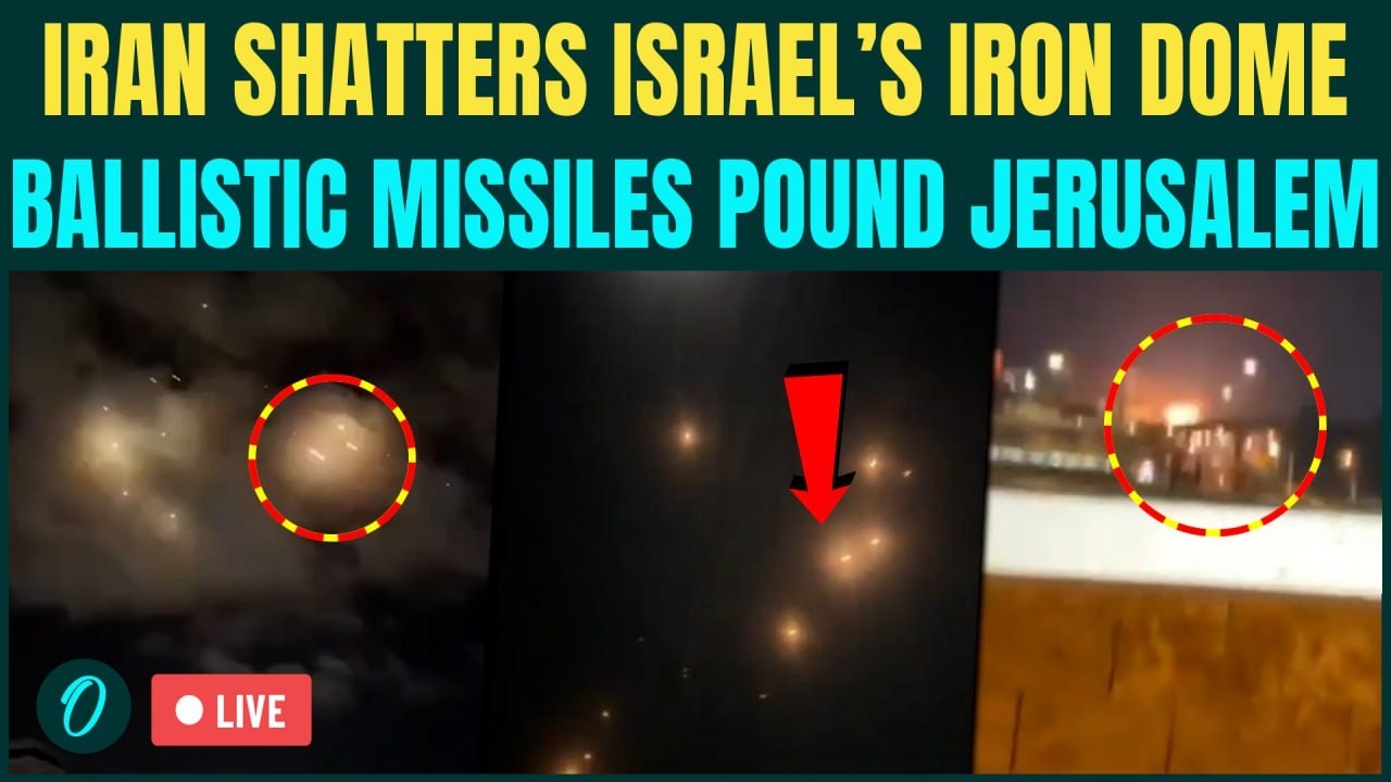 Iran Bombs Israel&rsquo;s Jerusalem LIVE | Fattah Missiles POUND Israeli City | CHILLING Attack VIDEO