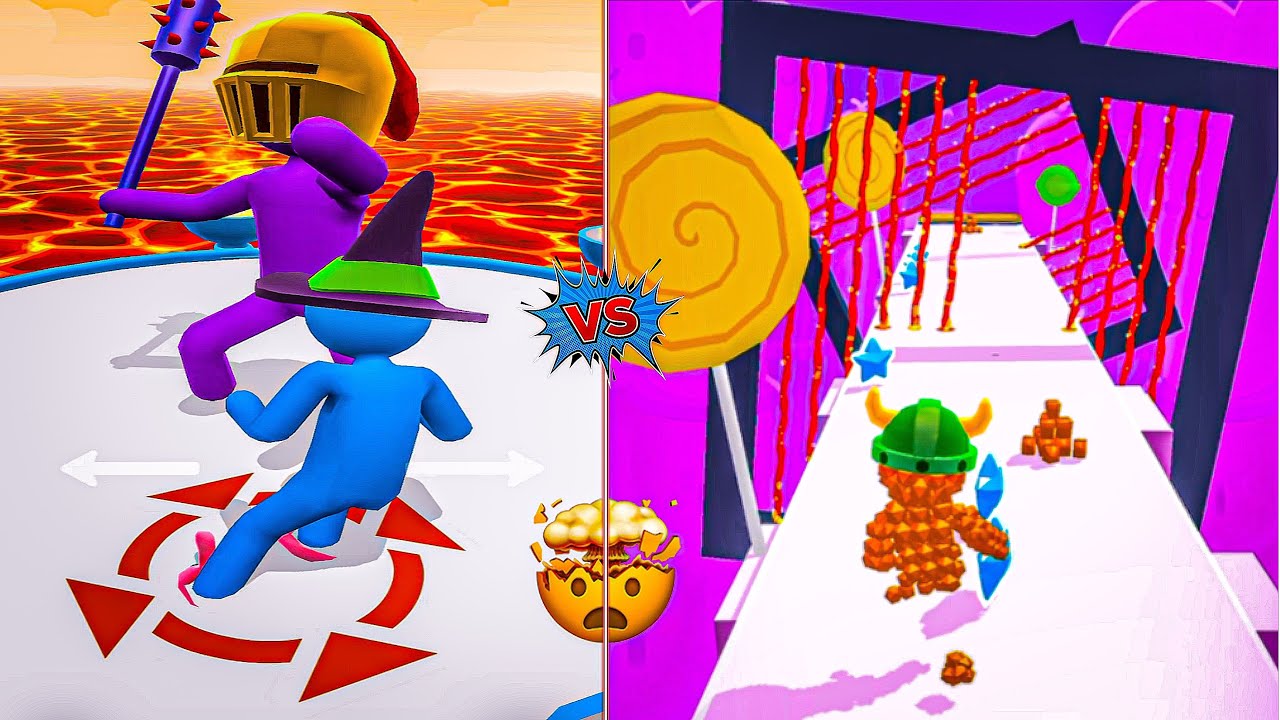 Giant Rush vs Pixel Rush Best iOS Android Gameplay 🔥