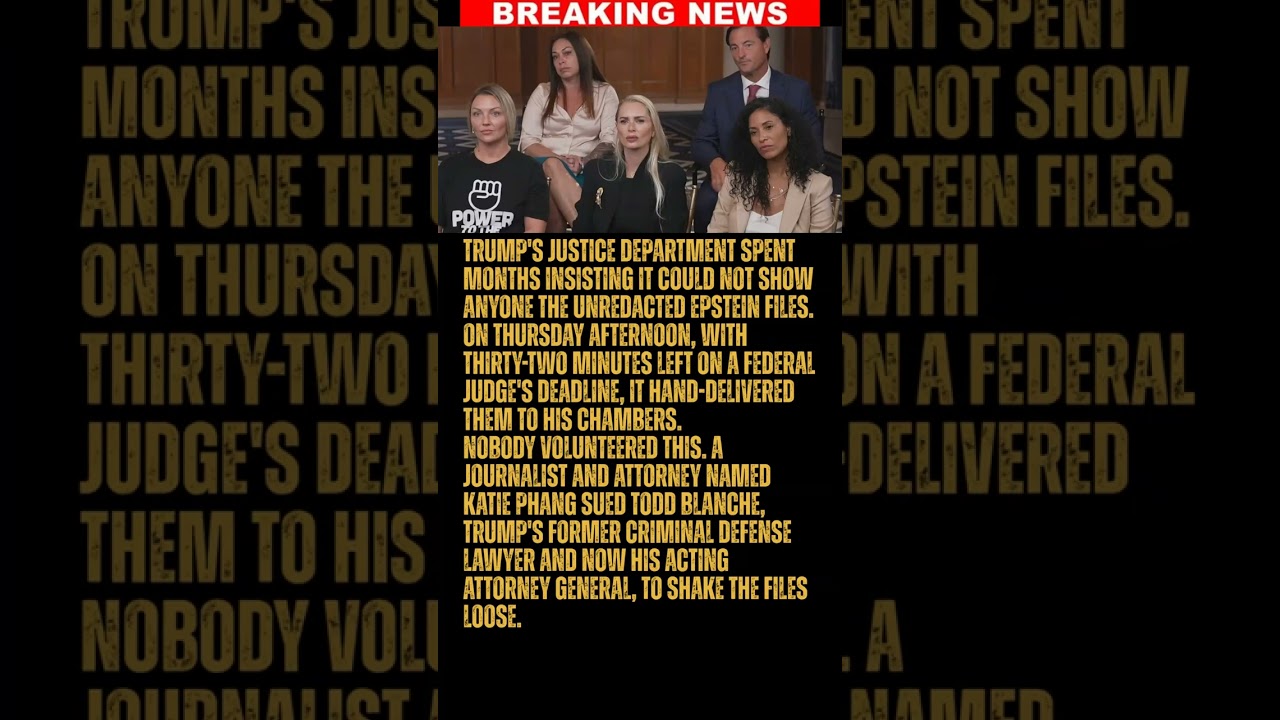 Trump's Justice Department spent months insisting it could not show anyone the unredacted Epstein