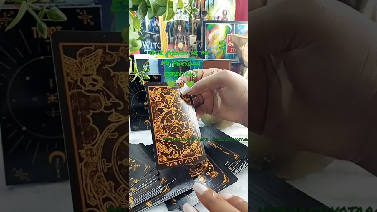 Que piensa de mi Mi persona especial?💚🦋💚 #amor #tarot #tarotmoderno #quepiensademi #quepiensa #love