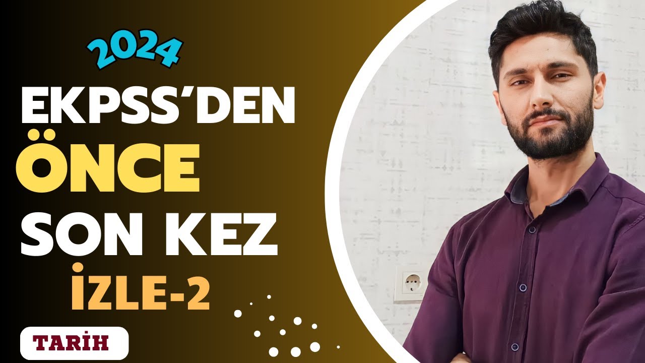 EKPSS Tarih Son Kez İzle Videosu | 13 Soruluk Deneme | Başarılar Dilerim #ekpss #ekpss2024