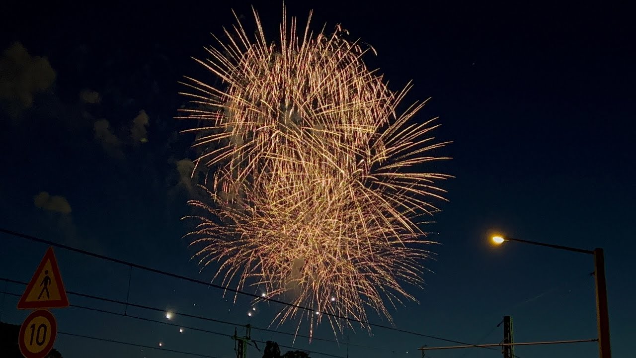 FEUERWERK STERKRADER FRONLEICHNAMSKIRMES 2022 4K UHD