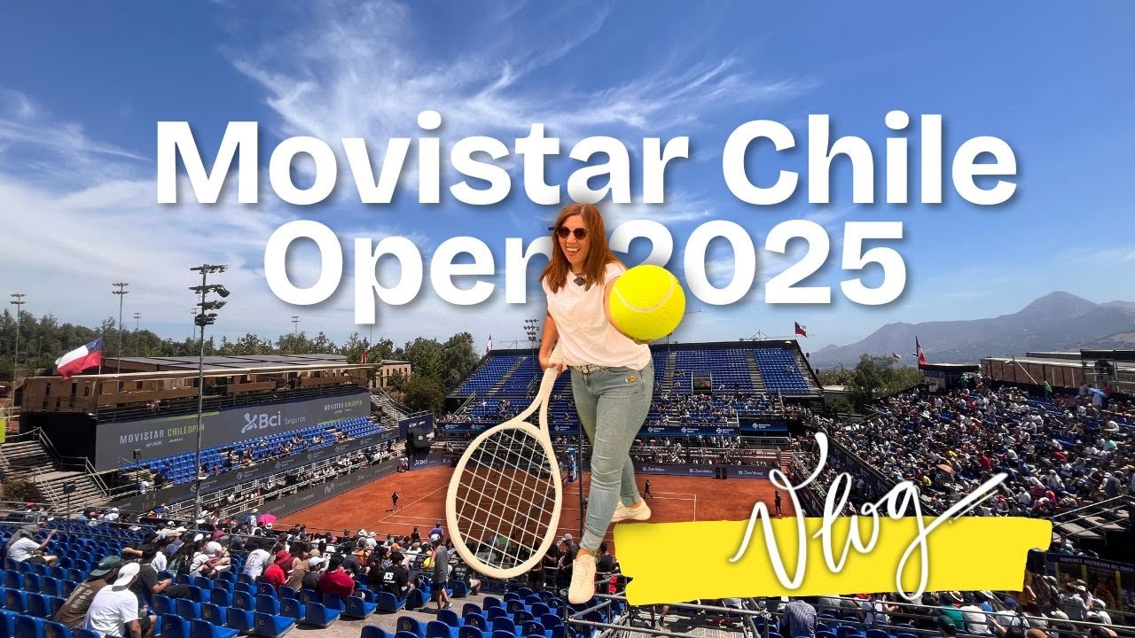 Chile Open : Lo mejor del tenis est&aacute; pasando en Santiago 🇨🇱 Vlog #2025
