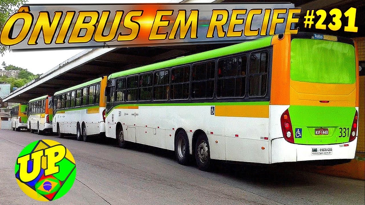 #231 Terminal Xambá - Ônibus da cidade de Olinda - Movimentação Intensa de ônibus