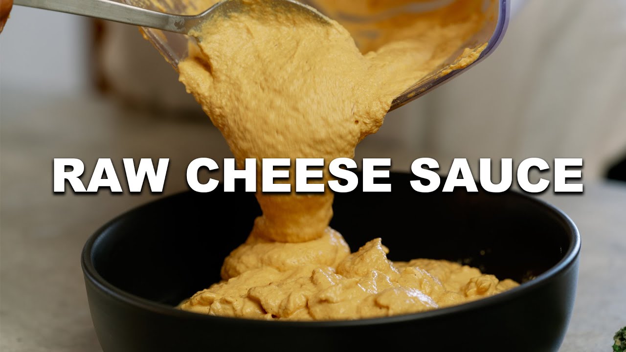 Raw Vegan CHEESE SAUCE Recipe (Healthy Nacho Dip)