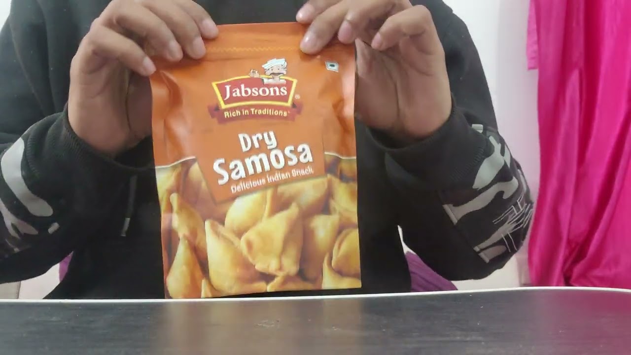 Jabsons Dry Samosa Tasty Snack must try price quantity quality taste review