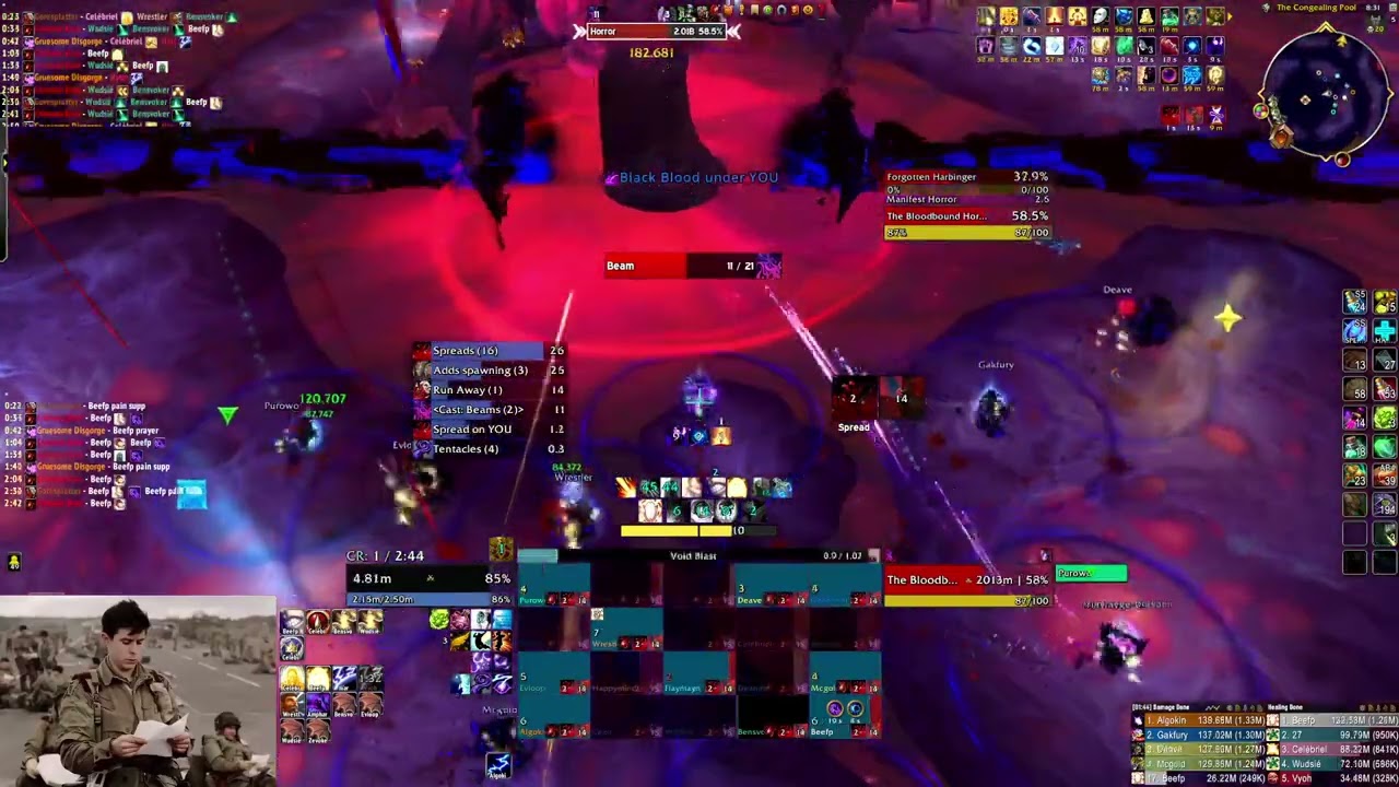 Bloodbound Horror Mythic - Disc Priest PoV