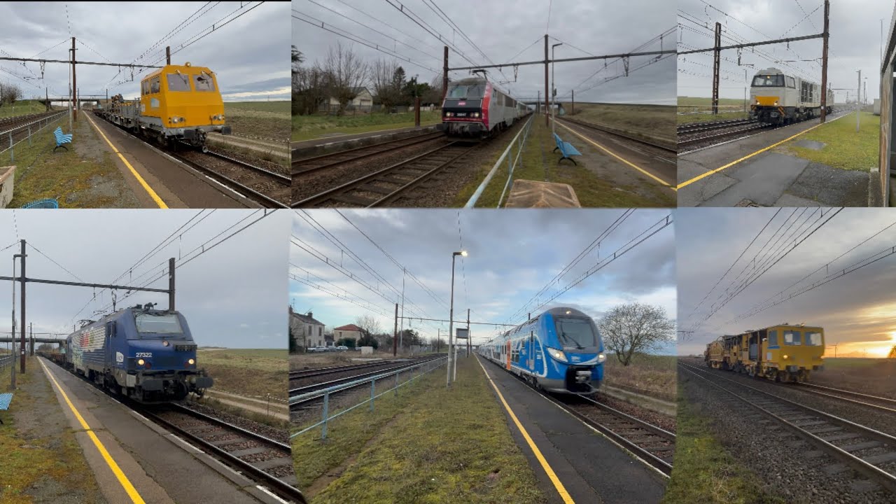 Compilation de trains sur le PO