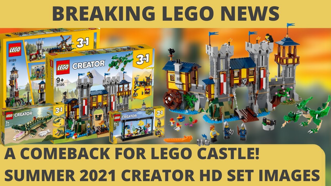 Lego Castle Makes a Comeback in Summer 2021! Official Creator HD Set Images