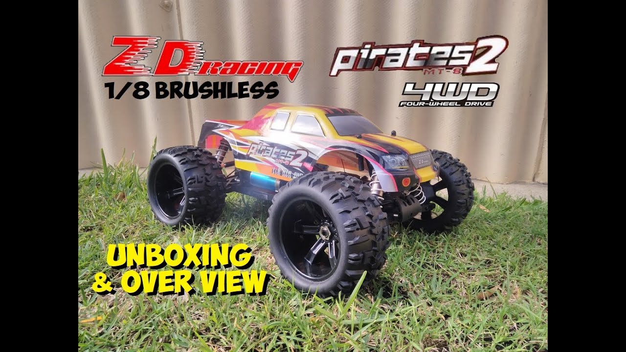 ZD RACING 1/8 SCALE PIRATES 2 MONSTER TRUCK OVER VIEW