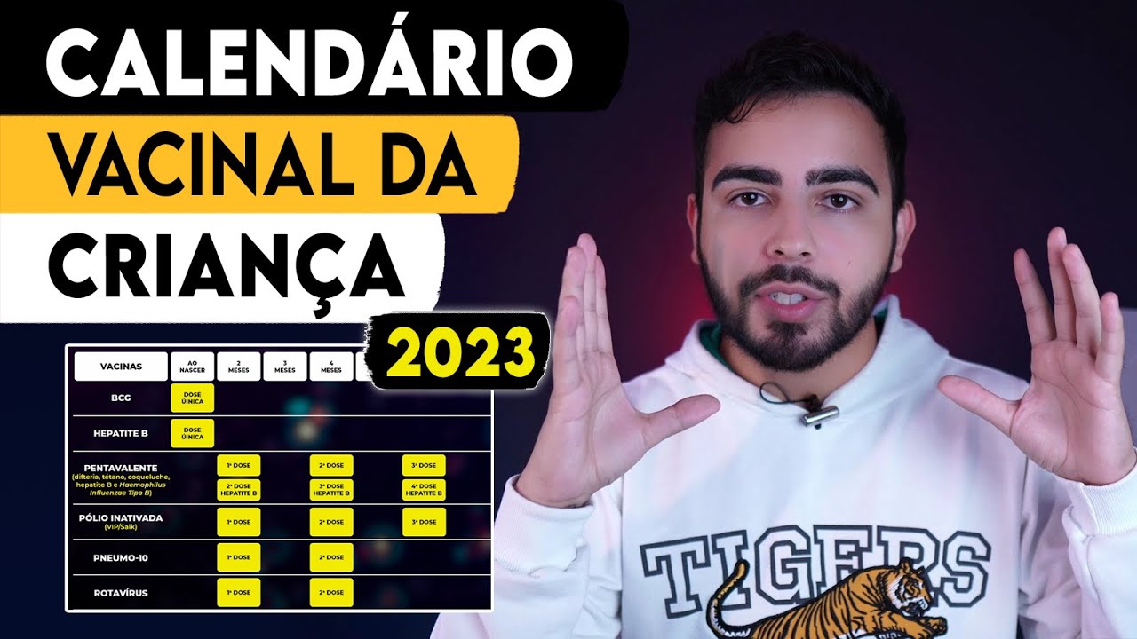 Confira as VACINAS que a Criança e Recém Nascido precisam │ Calendário Vacinal da Criança (2023)