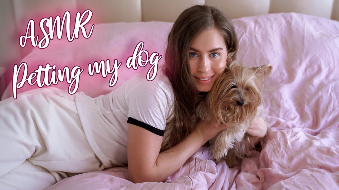 [ASMR] Petting & Brushing My Dog 🐶 + Storytime ❤️🐕