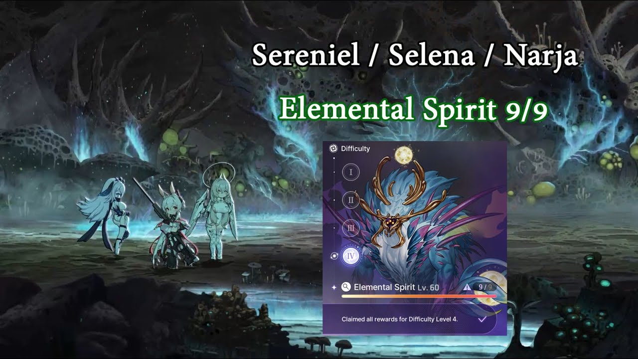 Sereniel + Selena - Elemental Spirit 9/9 - Chaos zero nightmare