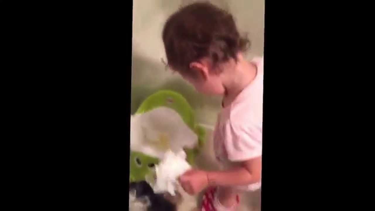 18 month old Potty training success finally caught on camera!