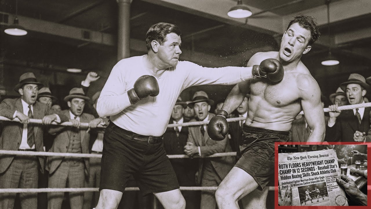 Babe Ruth Was At Gym When Heavyweight Champion Said 'Baseball Players Are Weak' - 12 Seconds Later..