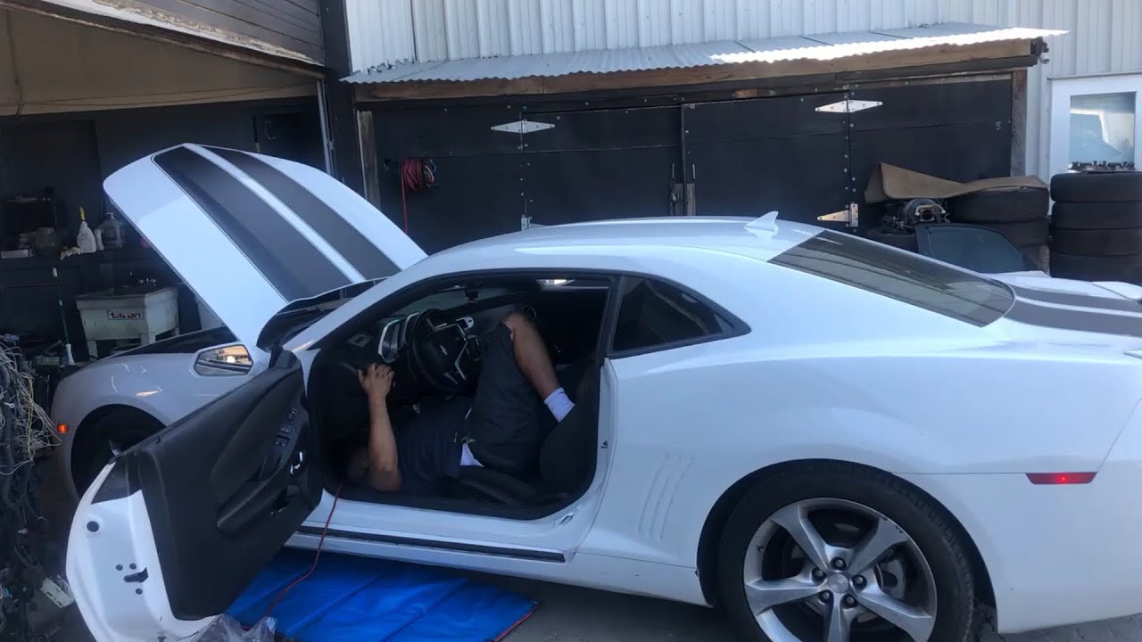 Замена дверцы отопителя Camaro 2010-2015