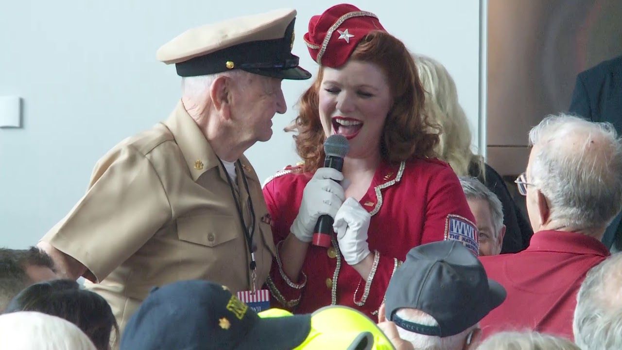 WW2 Veterans serenaded by New Orleans' Victory Belles
