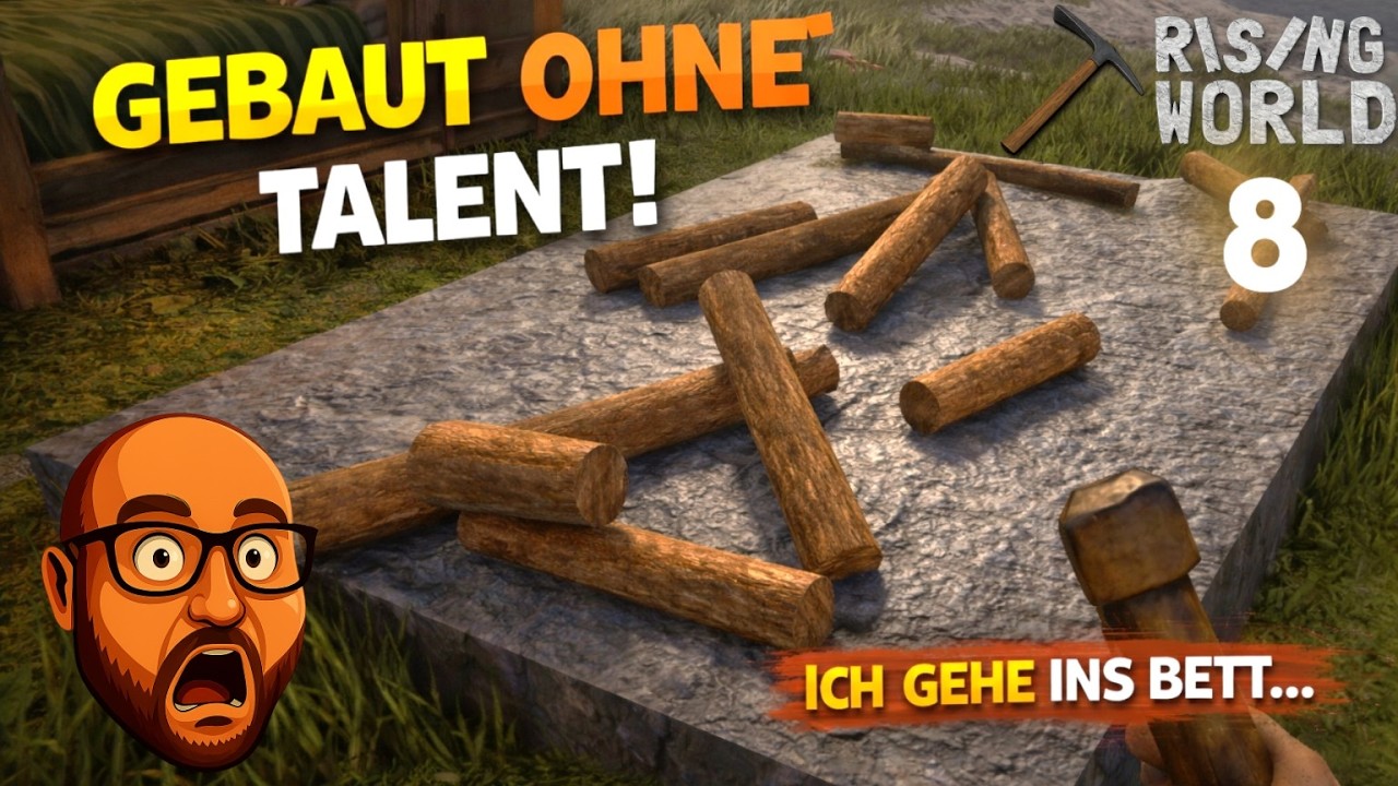 Ich will doch einfach nur ne Blockhütte! Rising World 8