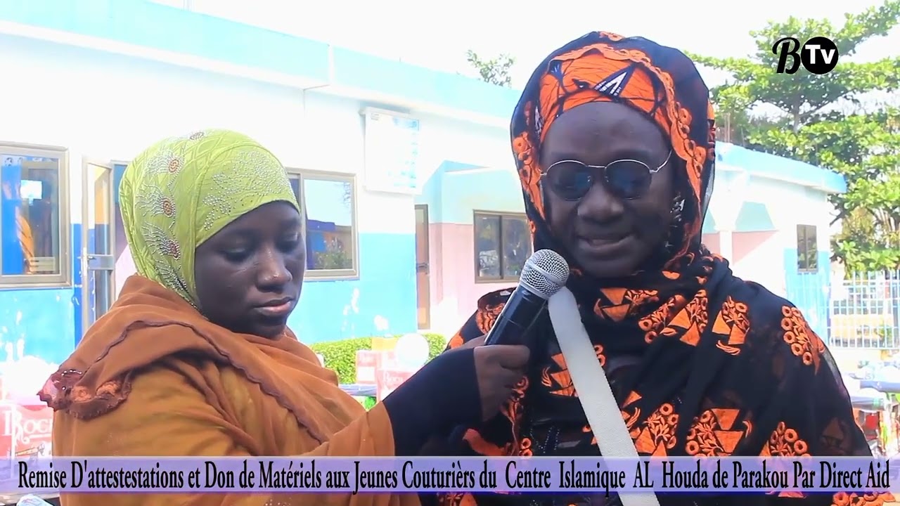  MATÉRIELS AUX JEUNES COUTURIÈRES DU CENTRE ISLAMIQUE ALHOUDA DE PARAKOU #Barutem TV. 