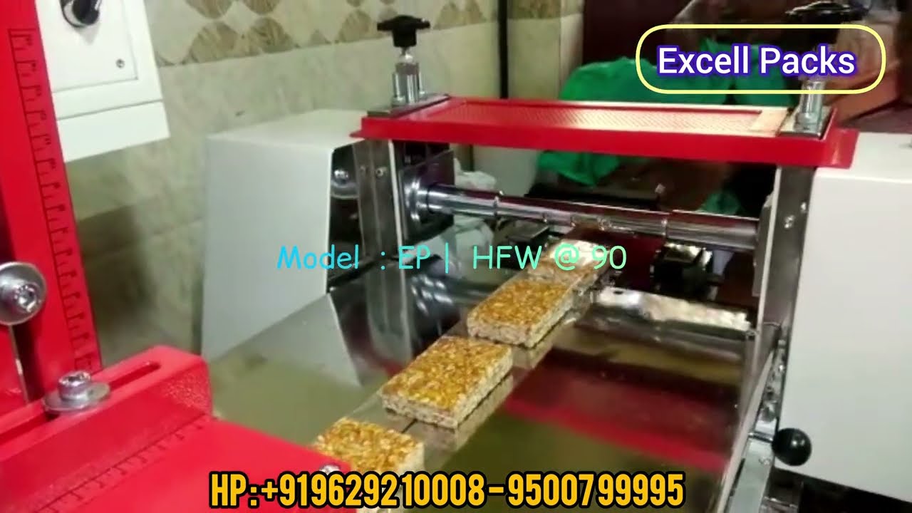 Peanut Chikki | Chocolates| Candy Packing Machine Manufacturers