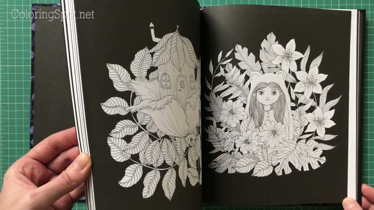 Favourite Colouring Books: Luna - Maria Trolle - Flip-Through
