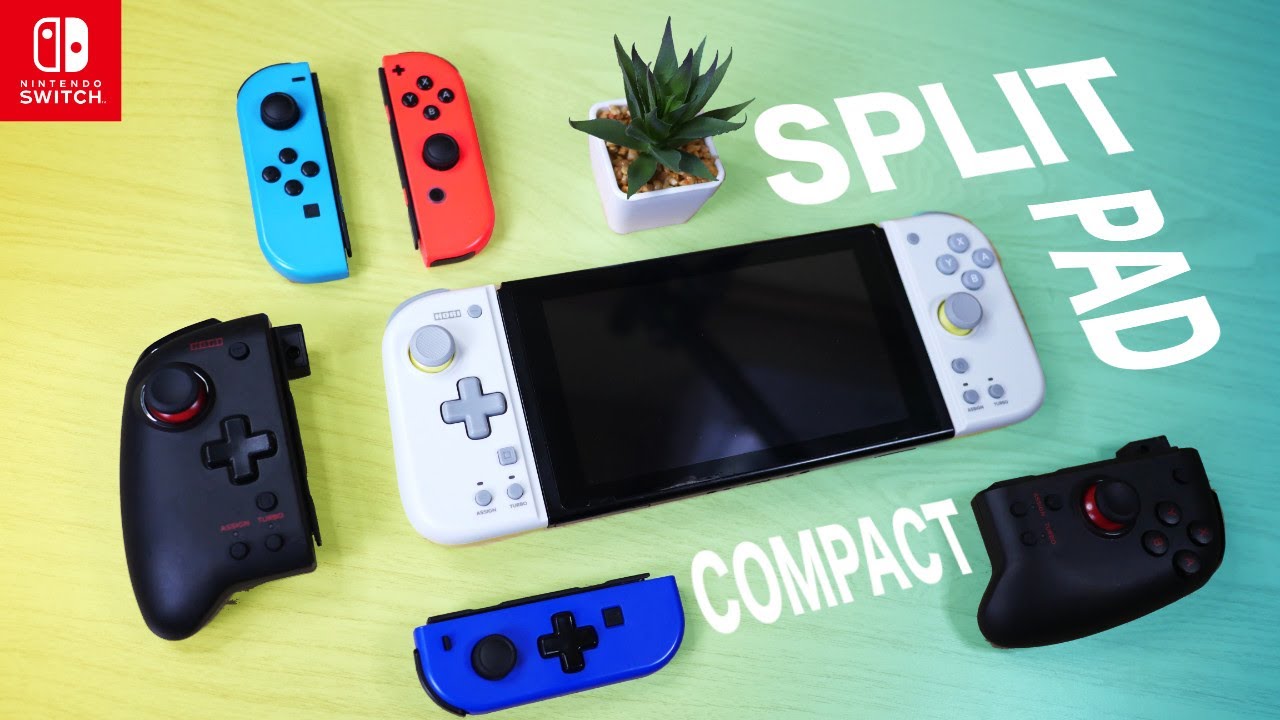 Goodbye joycon. Hello COMFORT!｜Split Pad Compact【Switch】