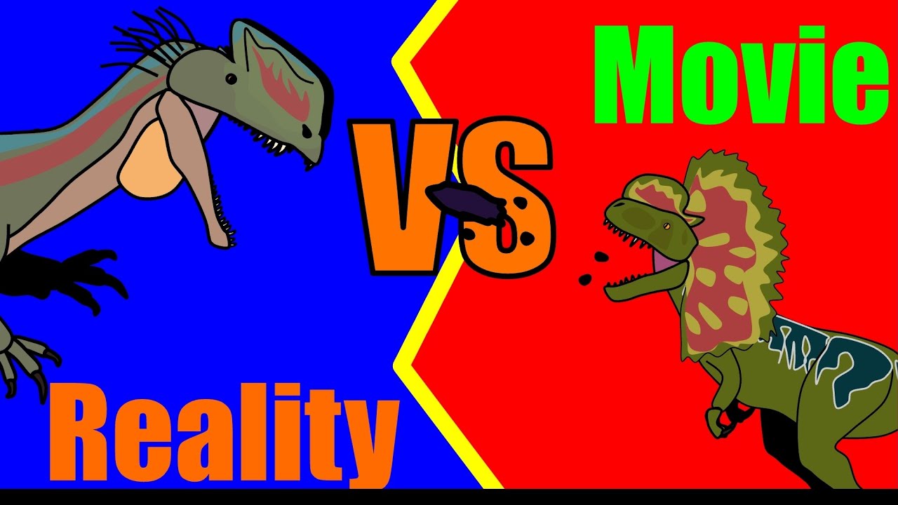 Reality VS Fiction (Dilophosaurus VS Dilophosaurus) 