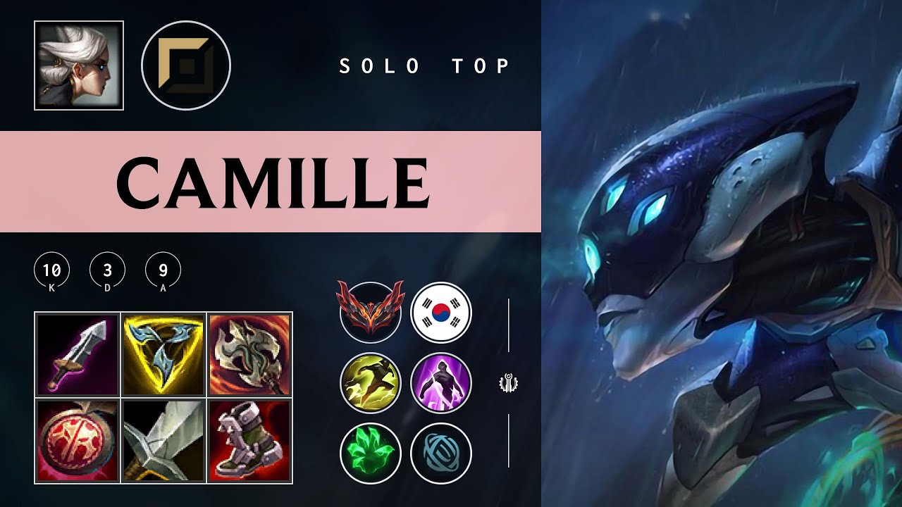 Camille Top vs Jax - KR Grandmaster Patch 25.22