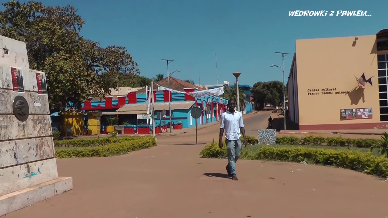 Gwinea Bissau. Podr&oacute;że Pawła Krzyka,  film HD z podr&oacute;ży