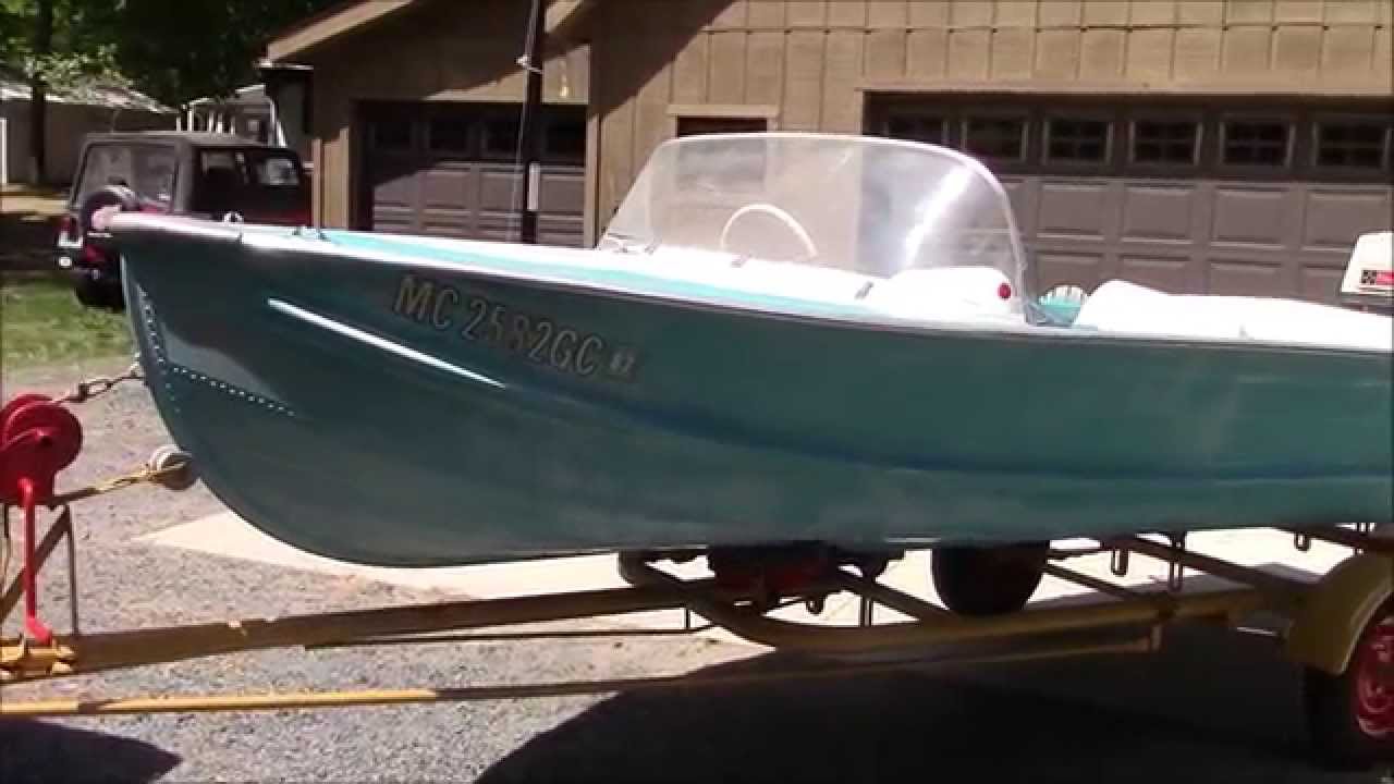 All Fritz 1963 AeroCraft Vanguard, 1963 Johnson 40 HP and Gator Trailer