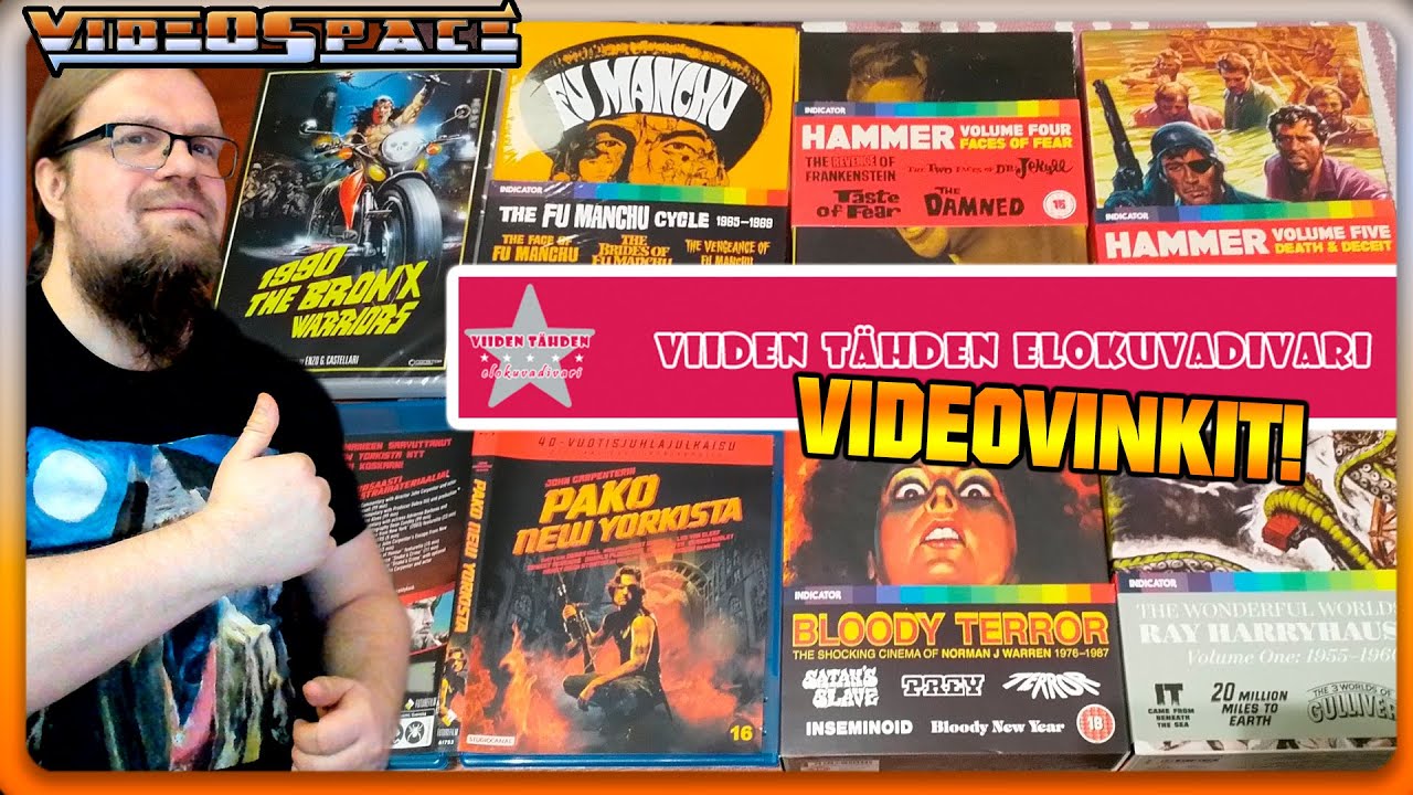 Viiden Tähden ElokuvaDivarin VideoVinkit osa 1: Pako New Yorkista! Hammer! Ray Harryhousen!