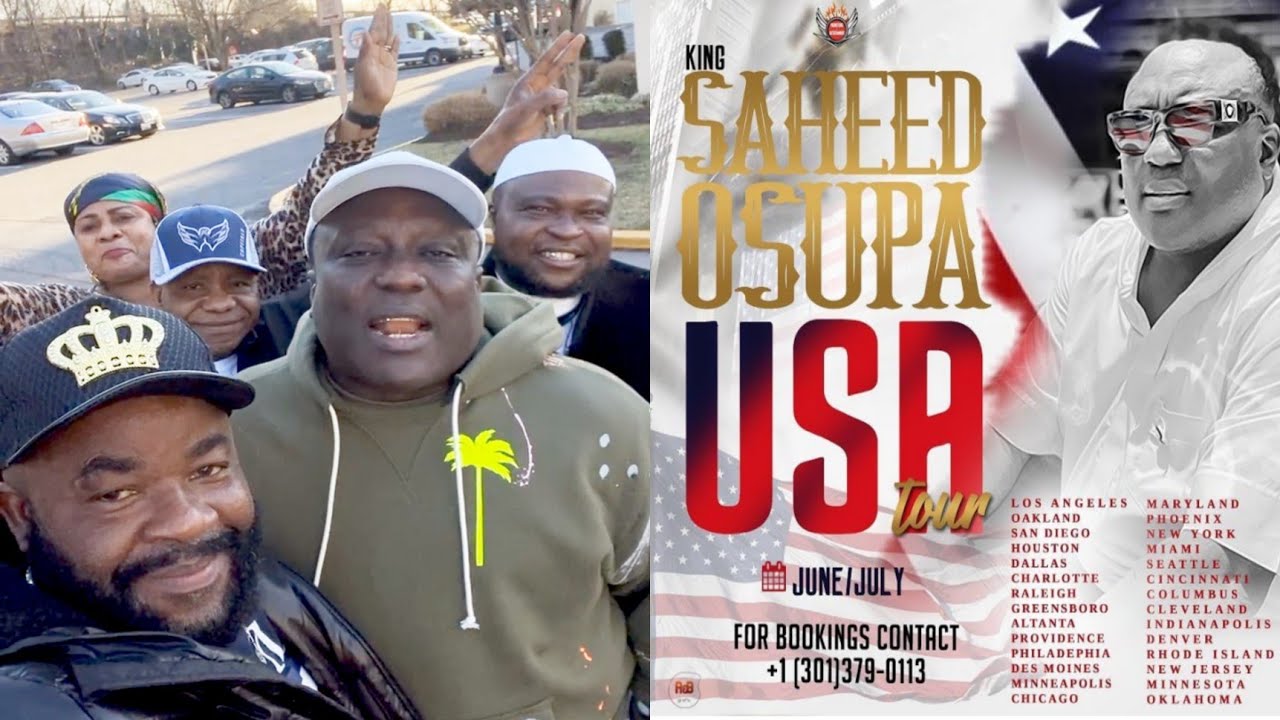 MOMENT SAHEED OSUPA ENTERTAIN AARE ALMAROOF, OTHERS WITH ACAPELLA AHEAD HIS ONE MONTH TOUR IN USA