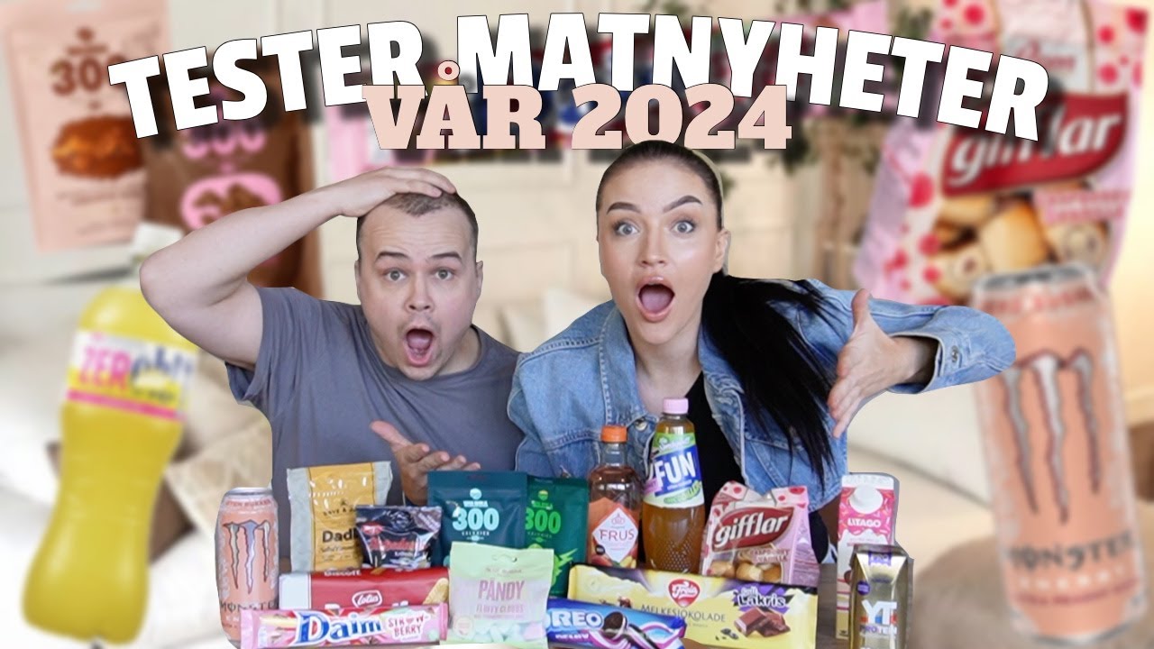 Tester MATNYHETER - VÅR 2024🤤🤢🤯🩷