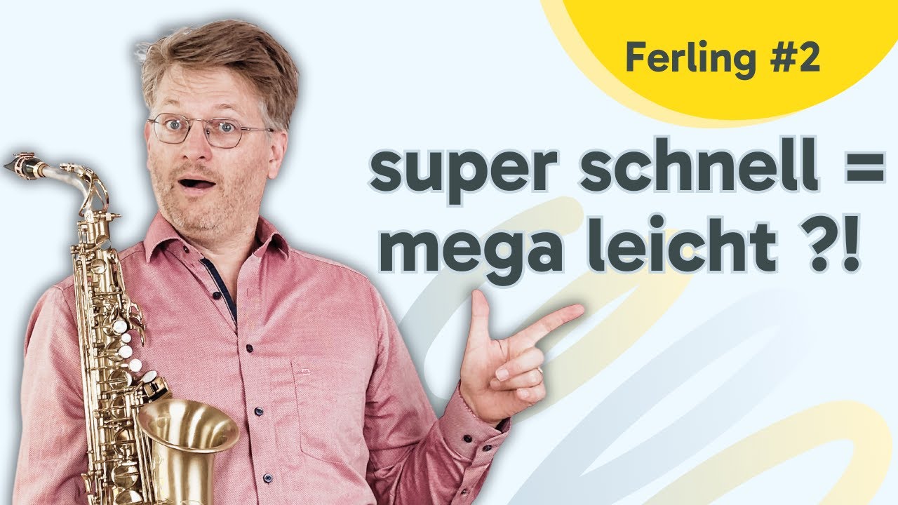 Die Kunst des schnellen Saxophonspielens: Eleganz statt Spektakel