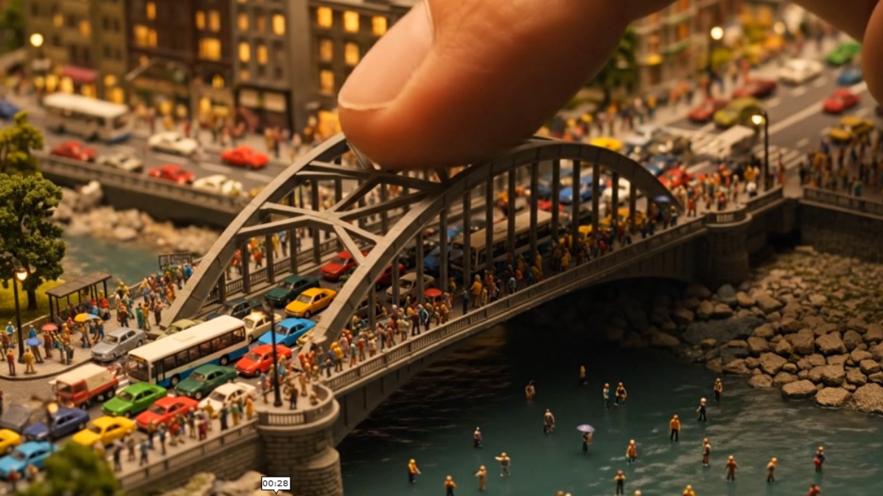 A Giant Hand vs a Tiny World | Micro World Experiment