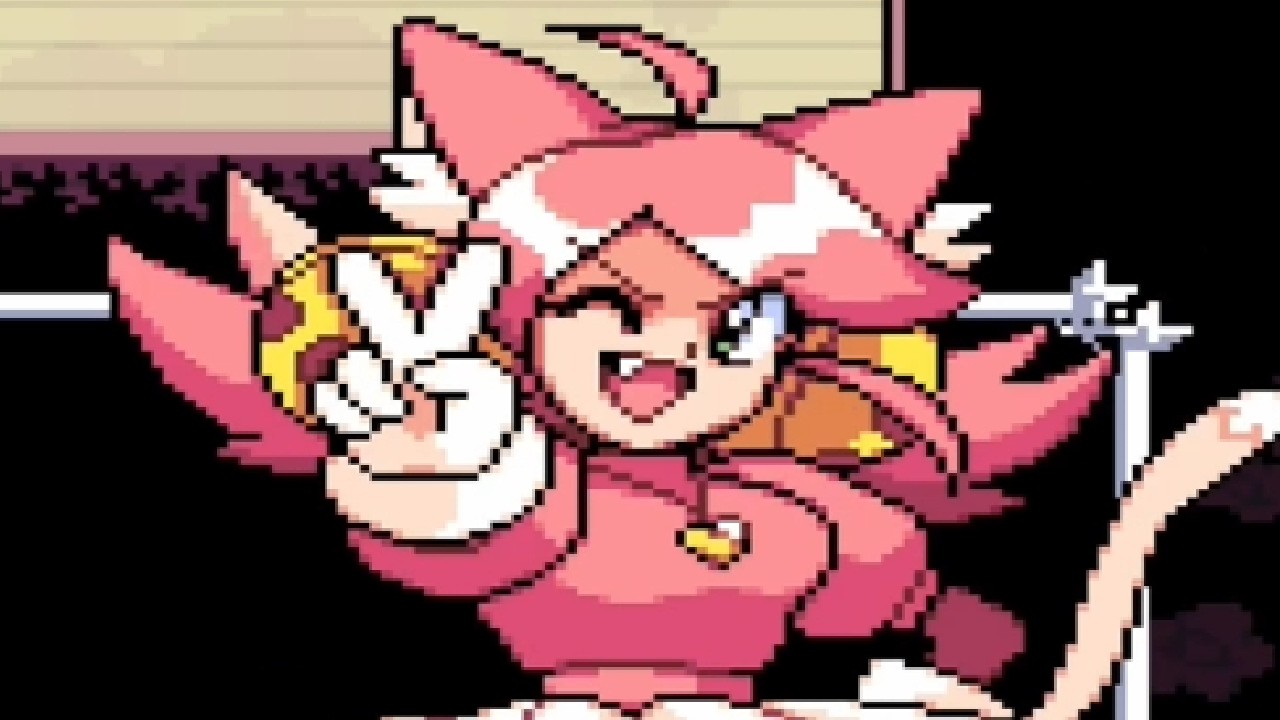 DELTARUNE глава 5 СЕКРЕТ Встреча с секретным боссом Розовая Мяу Мяу
